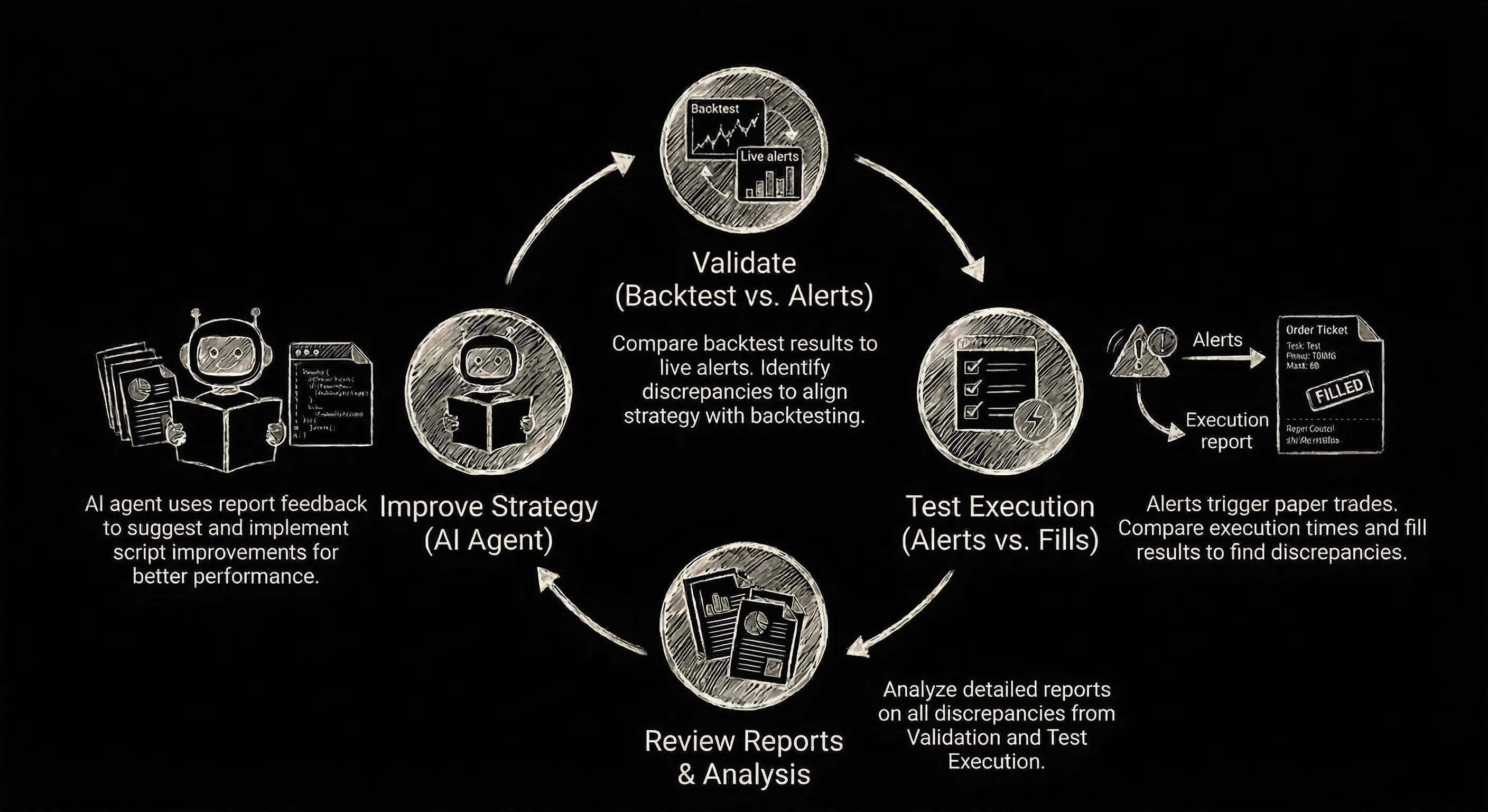 Strategy Optimization Workflow Cycle